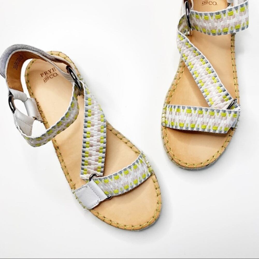 FRYE  Asymmetrical Summer Sandals NEW